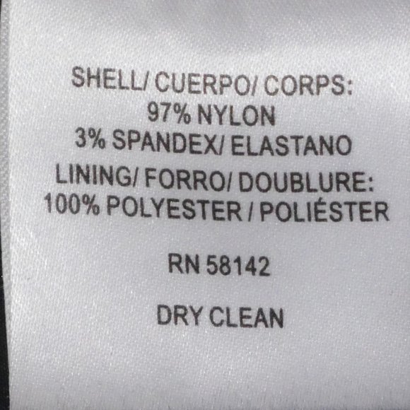 MAGGY LONDON Breezy Cold Shoulder Sheath Lace Dress Dark Navy Size 4 - Picture 10 of 10